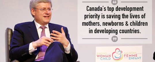 Mr. Harper’s Maternal and Child Health Summit, Part 5: What’s still missing?